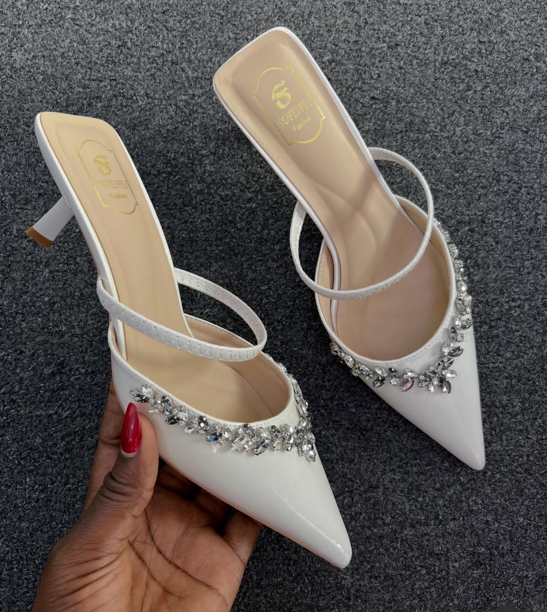 mid strap heels