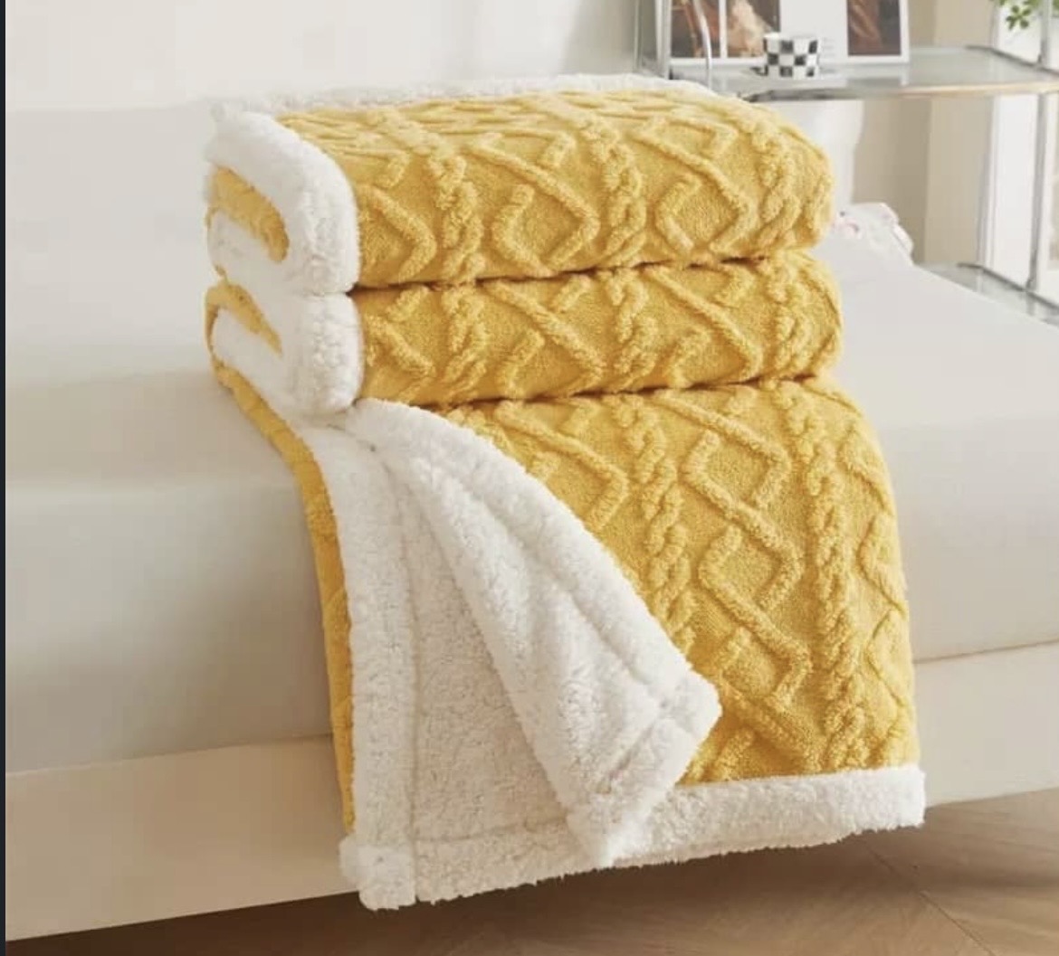 soft blanket double layer