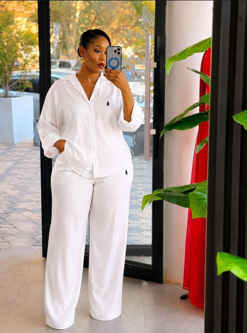 White polo fit