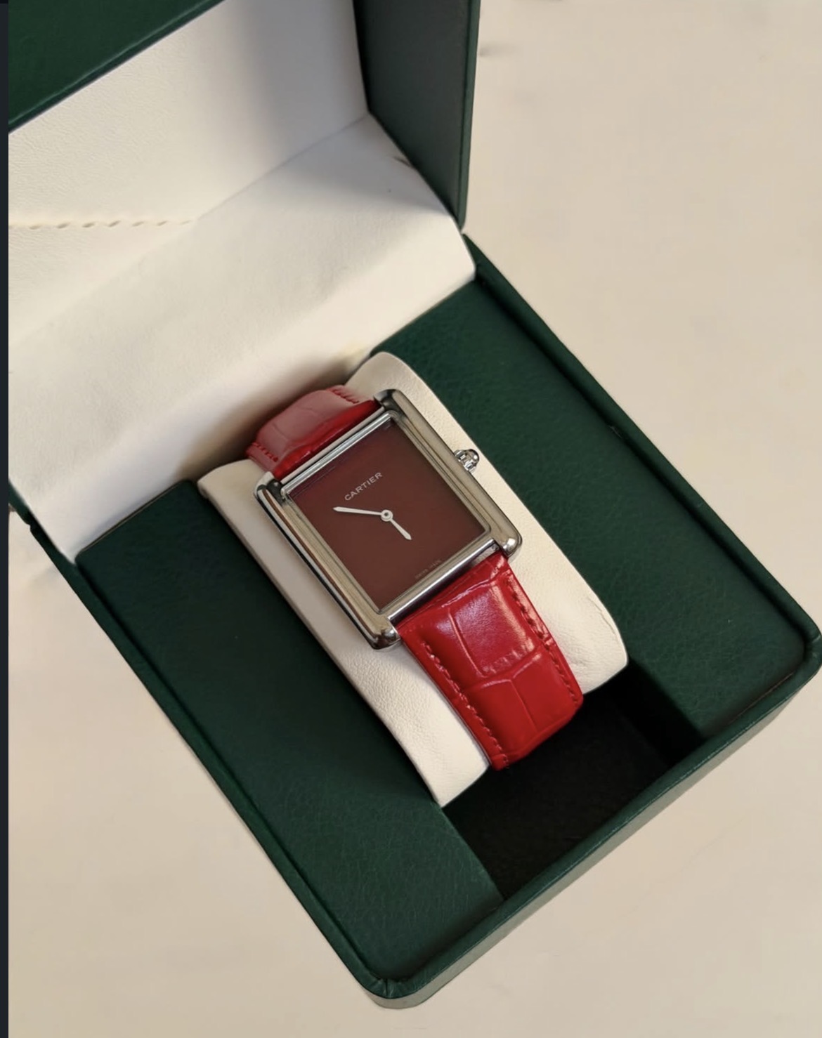 cartier hand watch