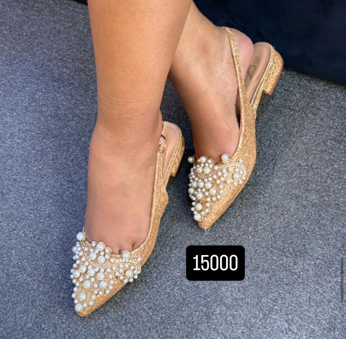 half closed low shoes