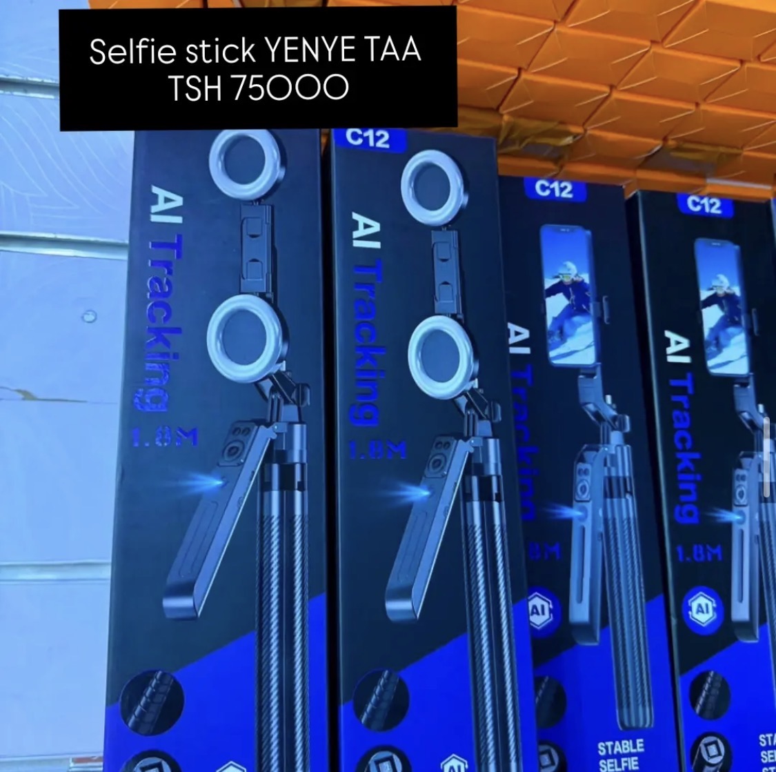 Light selfie stick