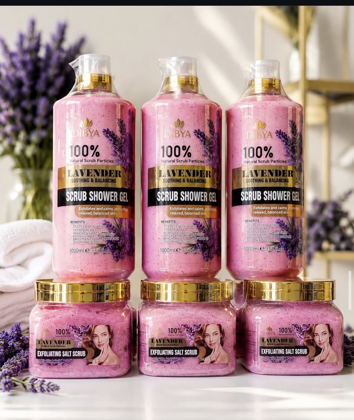 dibya scrub shower gel