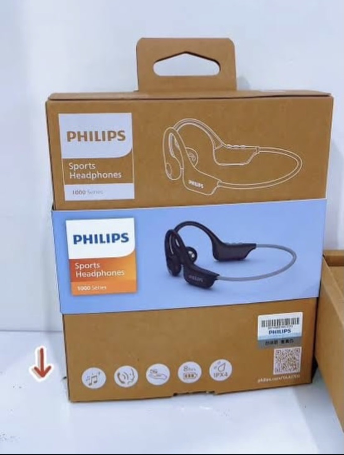 Philips open ear hook earphones