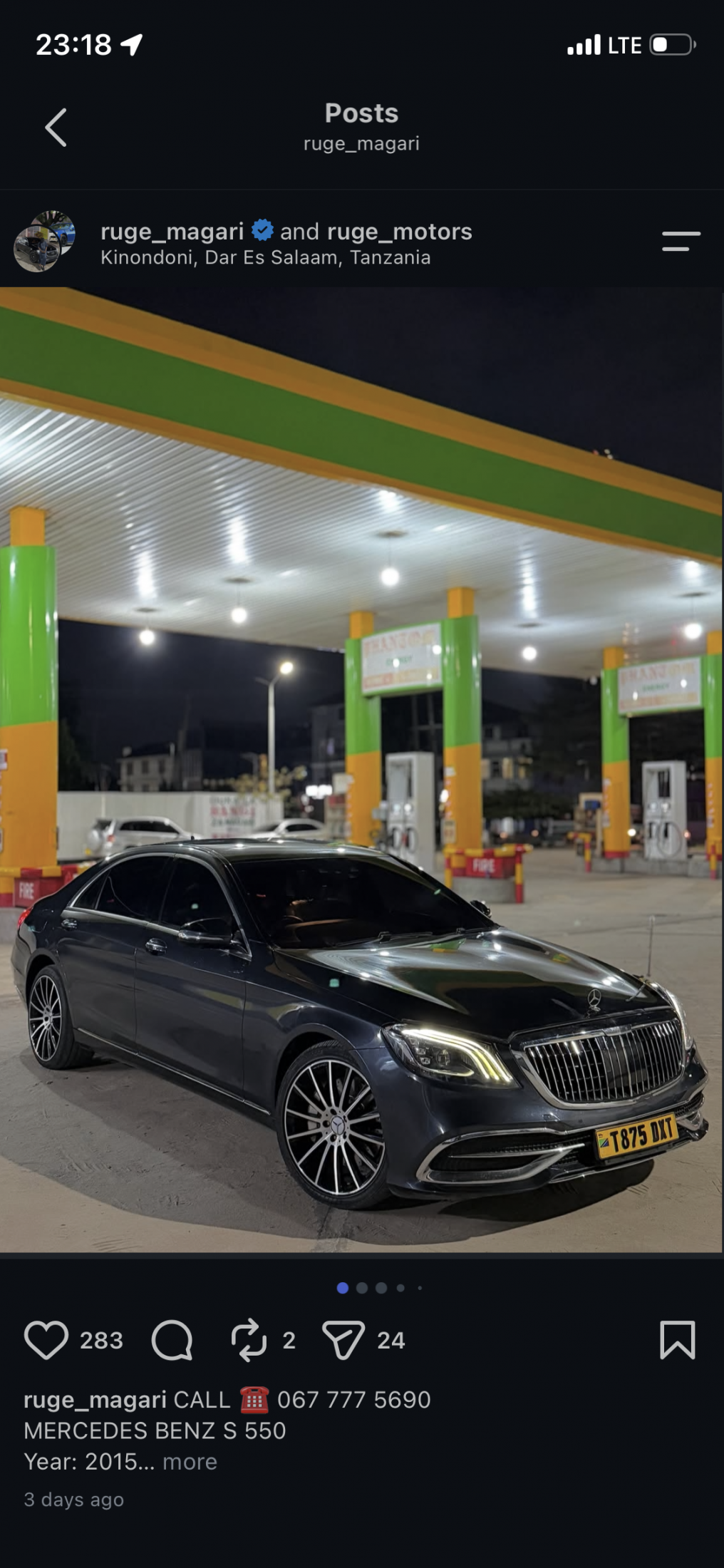 Mercedes Benz S 550