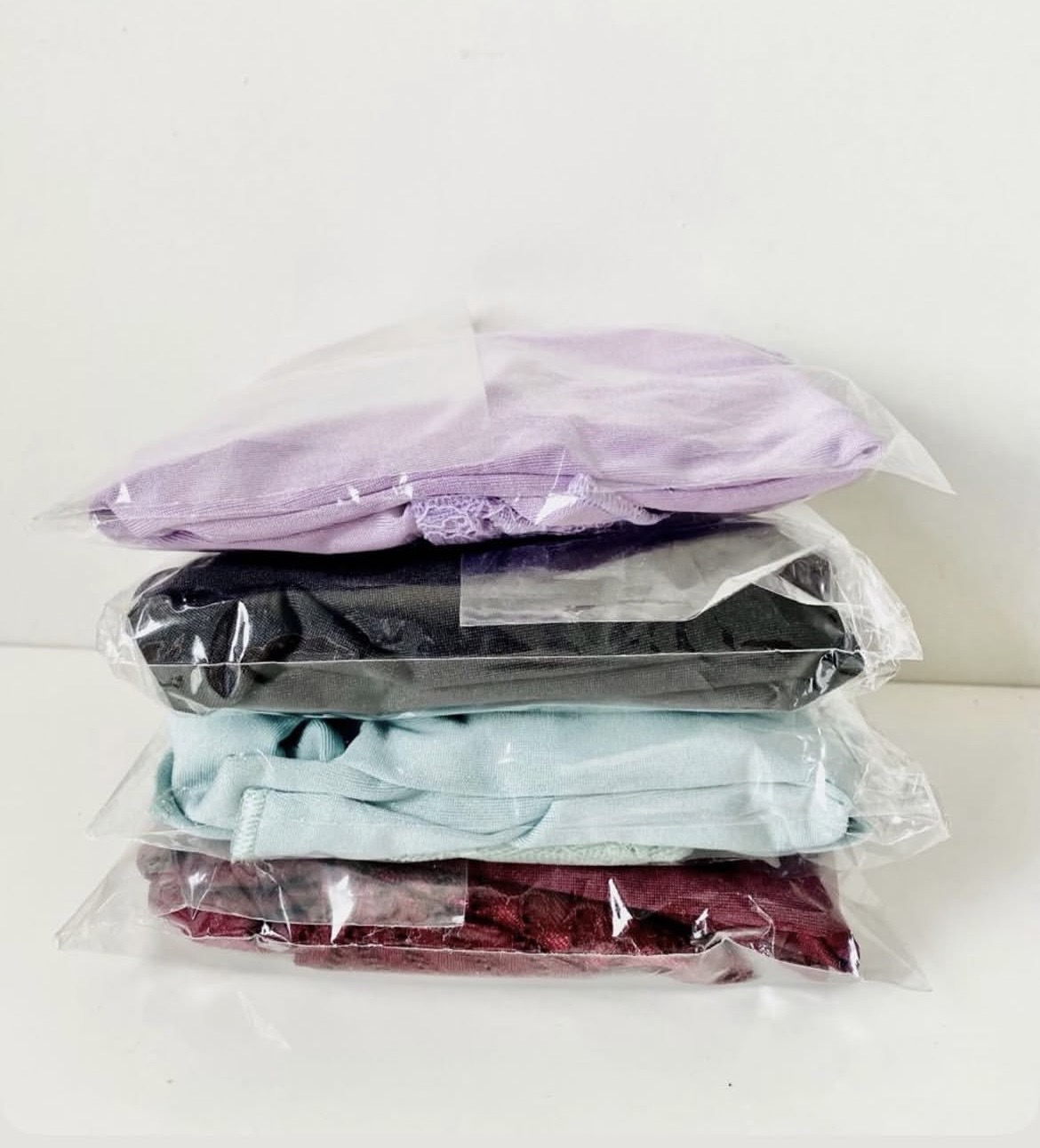 clear adhesive bag