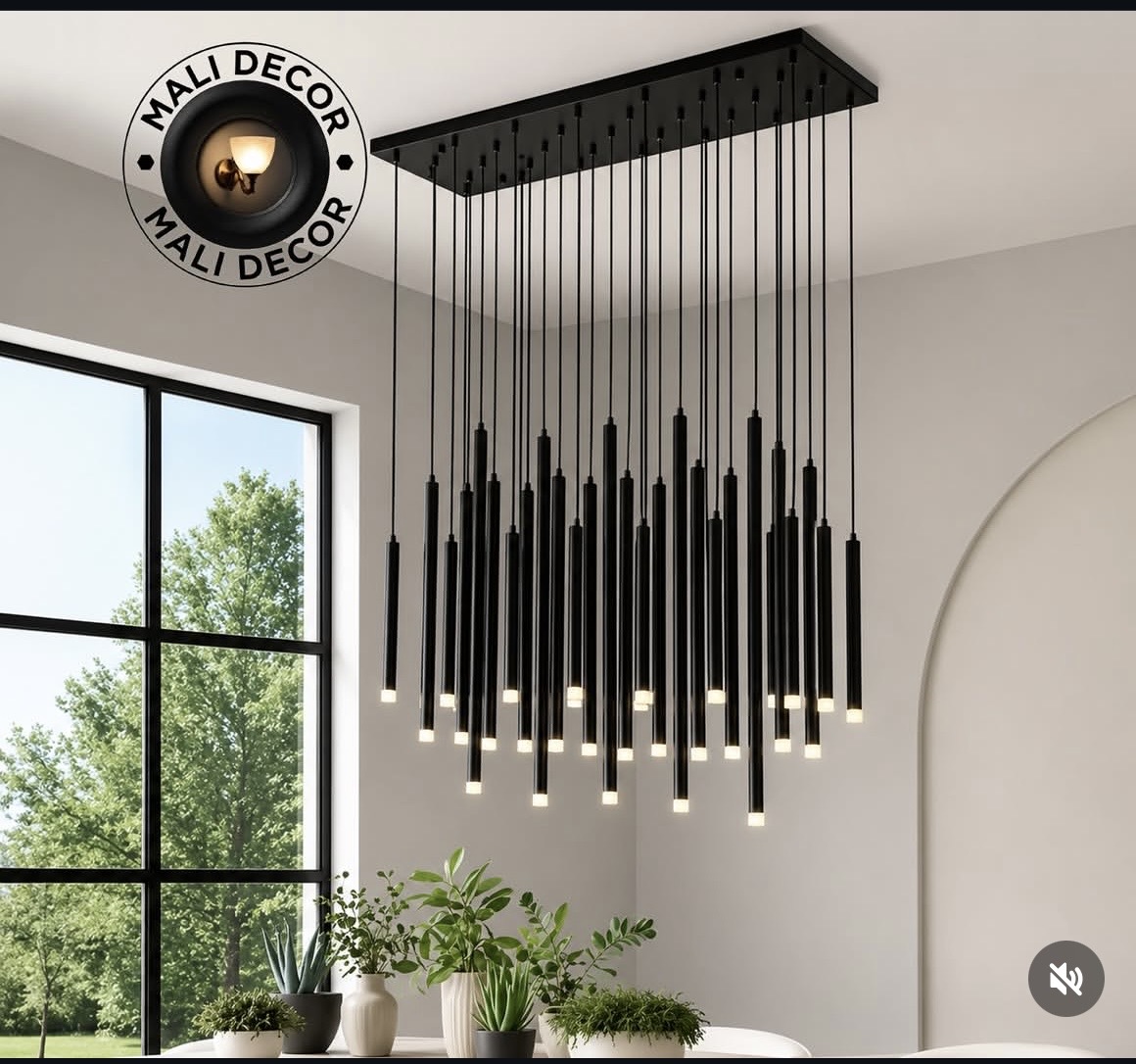 many light chandelier