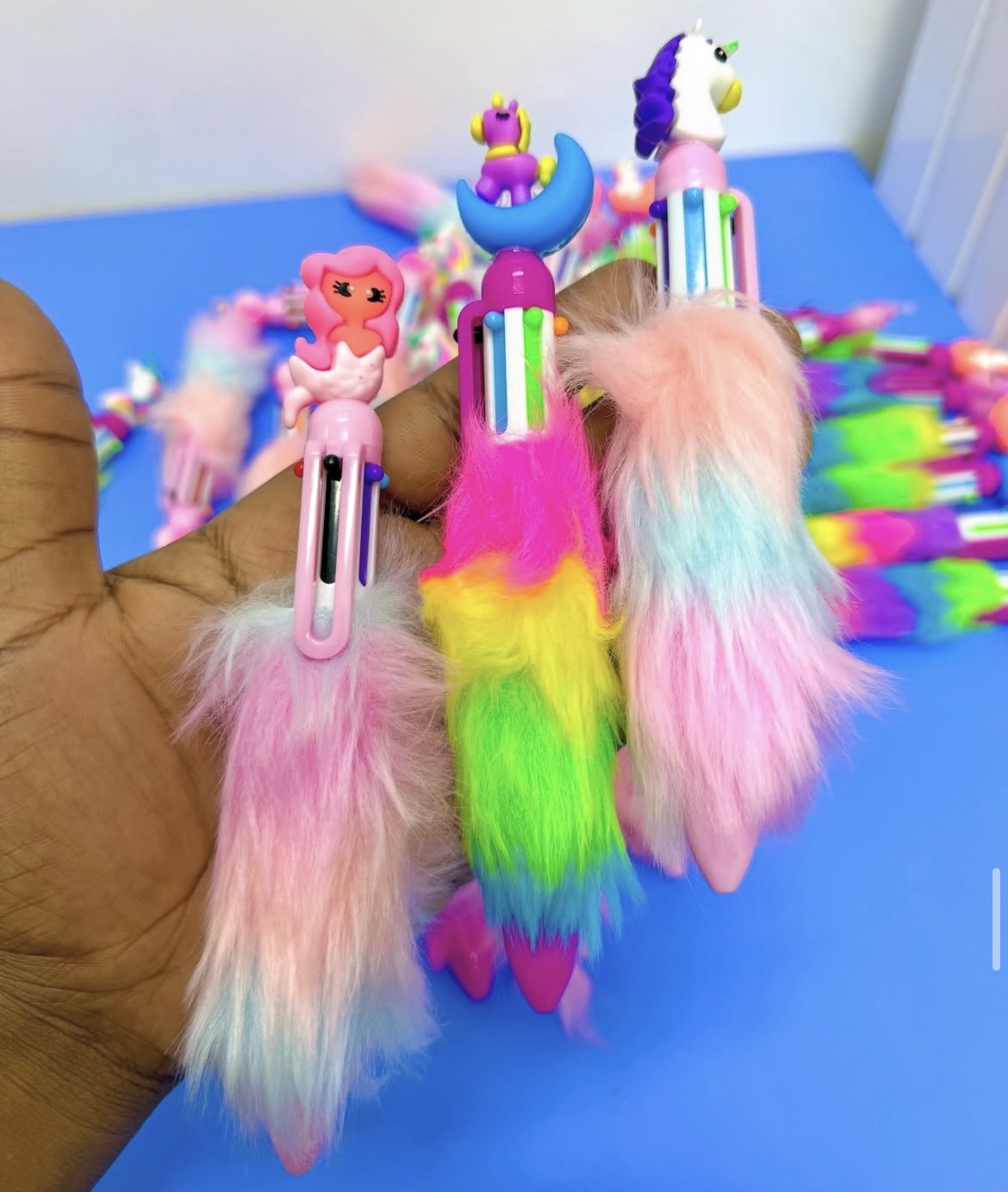 plushy 12color pen