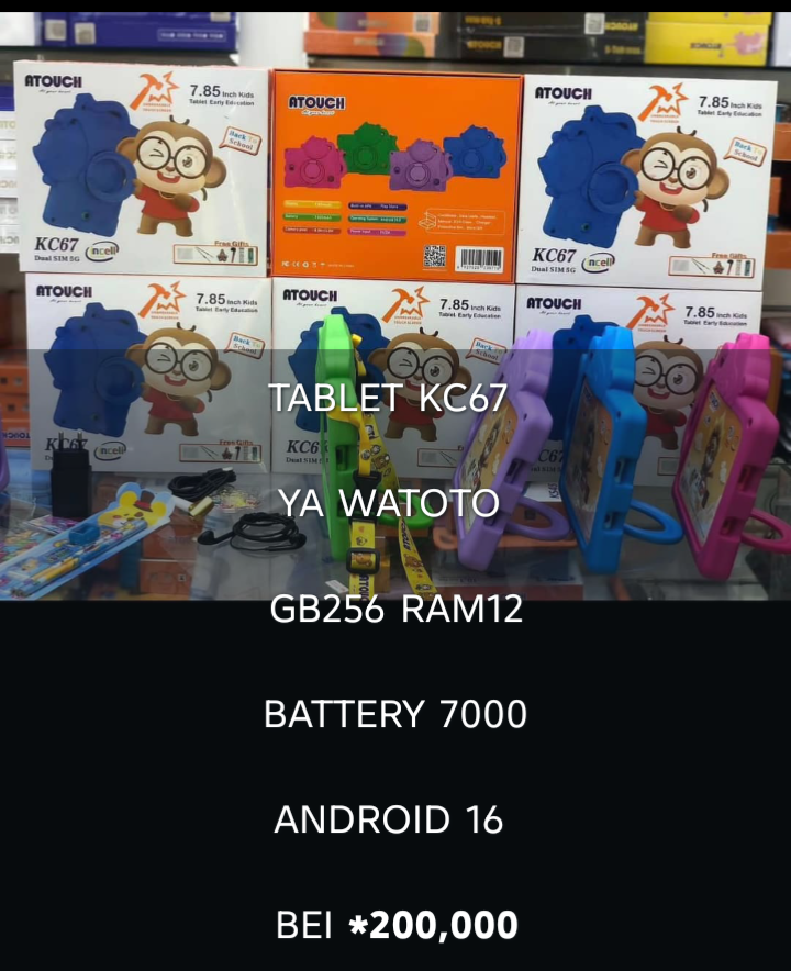 Tablet KC67 ya watoto