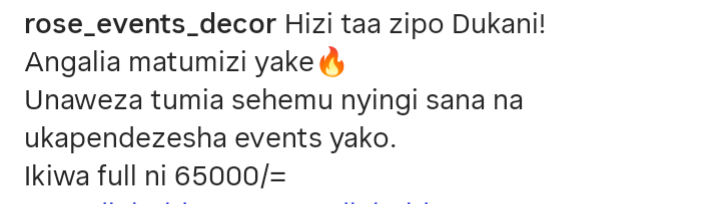 Taa za urembo